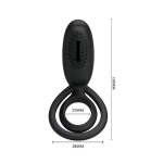 Pretty Love Anillo Vibrador Esther Color Negro - Imagen 5