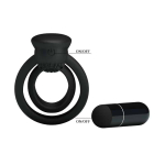 Pretty Love Anillo Vibrador Esther Color Negro - Imagen 6