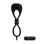 Pretty Love Anillo Vibrador Locker Color Negro - Imagen 3
