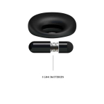 Pretty Love Anillo Vibrador Trap Color Negro - Imagen 7