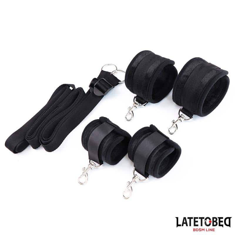 restricciones-de-cama-negro-ajustable Restricciones de Cama Negro Ajustable - Imagen 1