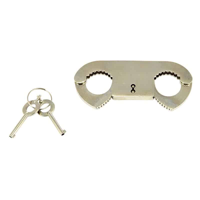 rimba-bondage-play-esposas-de-acero-niquelado-ajustables Esposas para Dedos Acero Niquelado Ajustables - Imagen 1