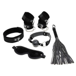 Set de Bondage 6 Piezas Negro