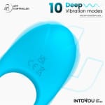 Ringo Anillo Vibrador con APP Unibody Azul - Imagen 5