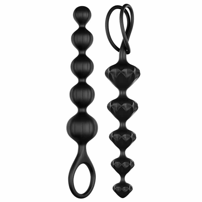 set-2-cadenas-anales-color-negro Set 2 Cadenas Anales Color Negro - Imagen 1