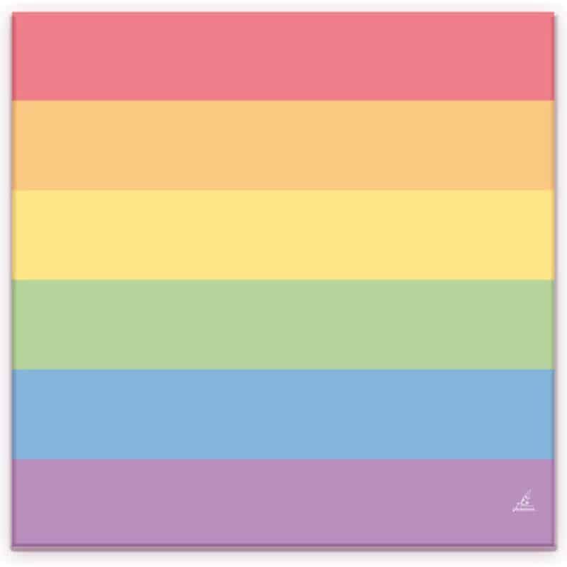 set-20-servilletas-con-colores-bandera-lgbt Set 20 Servilletas con Colores Bandera LGBT+ - Imagen 1