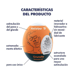 Set 3 Huevo Masturbador Modelo Crunchy - Imagen 2