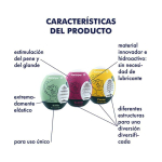 Set 3 Huevos Masturbador Riffle, Bubble y Fierce - Imagen 2