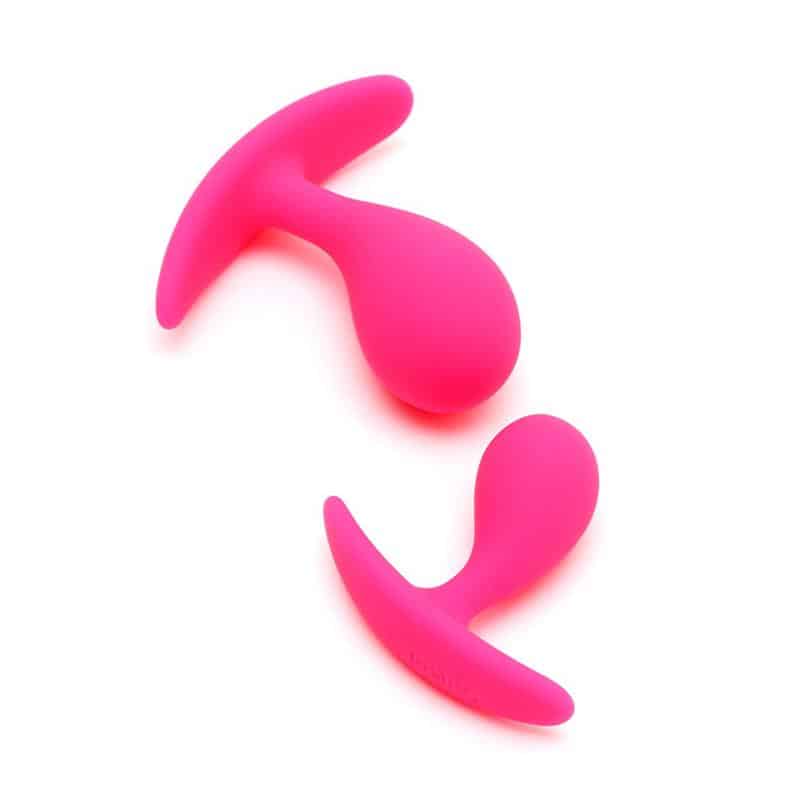 set-de-2-plugs-anales-anatomicos-copenhagen-rosa Set de 2 Plugs Anales Anatómicos Copenhagen Rosa - Imagen 1