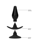 Set Plug Anal y Ventosa Putiaguda Grande Negro - Imagen 13