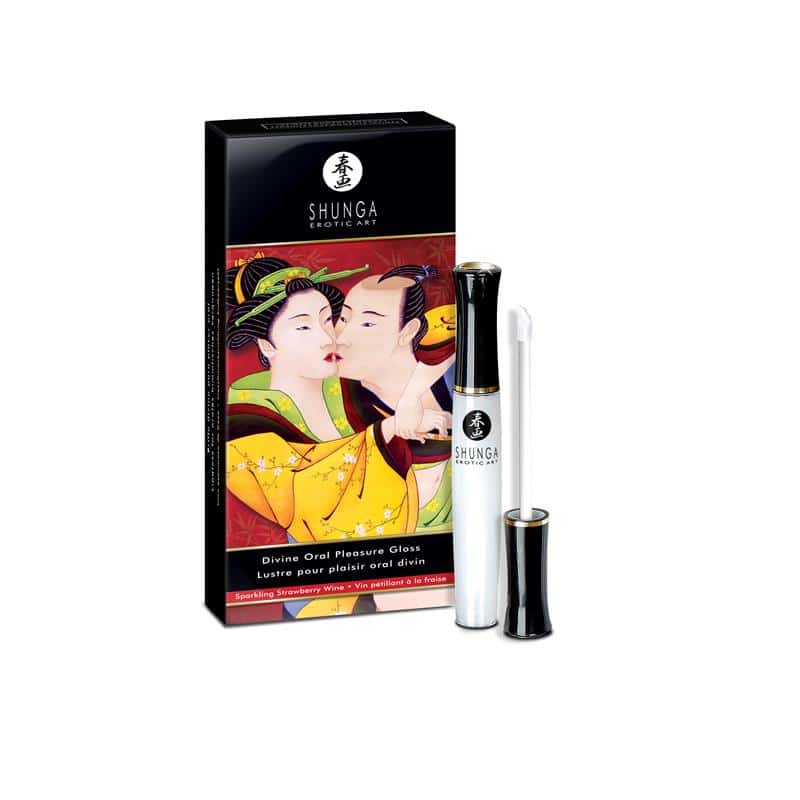 shunga-gloss-para-placer-oral-vino-de-fresa Shunga Gloss para Placer Oral Vino de Fresa - Imagen 1