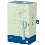 Threesome 3 Lay-on Vibrador 3 Motores Menta - Imagen 4