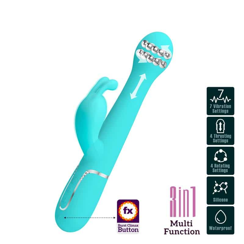 vibrador-con-thrusting-y-bolas-rotatorias-dejon-azul Vibrador con Thrusting y Bolas Rotatorias Dejon Azul - Imagen 1
