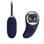 Vivian Huevo Vibrador con Control Remoto con Pantalla Digital Azul - Imagen 2