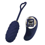 Vivian Huevo Vibrador con Control Remoto con Pantalla Digital Azul - Imagen 3