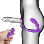 Warren Plug Anal y Anillo para el Pene con Vibración y Pulsación a Control Remoto - Imagen 6