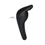 Anillo Vibrador Thimble Negro - Imagen 6