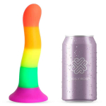 Dildo Color Arcoiris LGBT 18 cm - Imagen 4