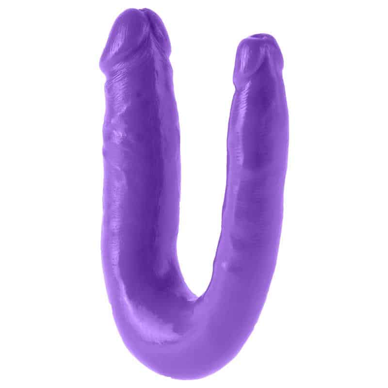 dildo-doble-double-trouble-purpura Dildo Doble Double Trouble Púrpura - Imagen 1