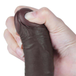 Dildo Dual Layer Piel Deslizante Retractil 7.5 - Imagen 6