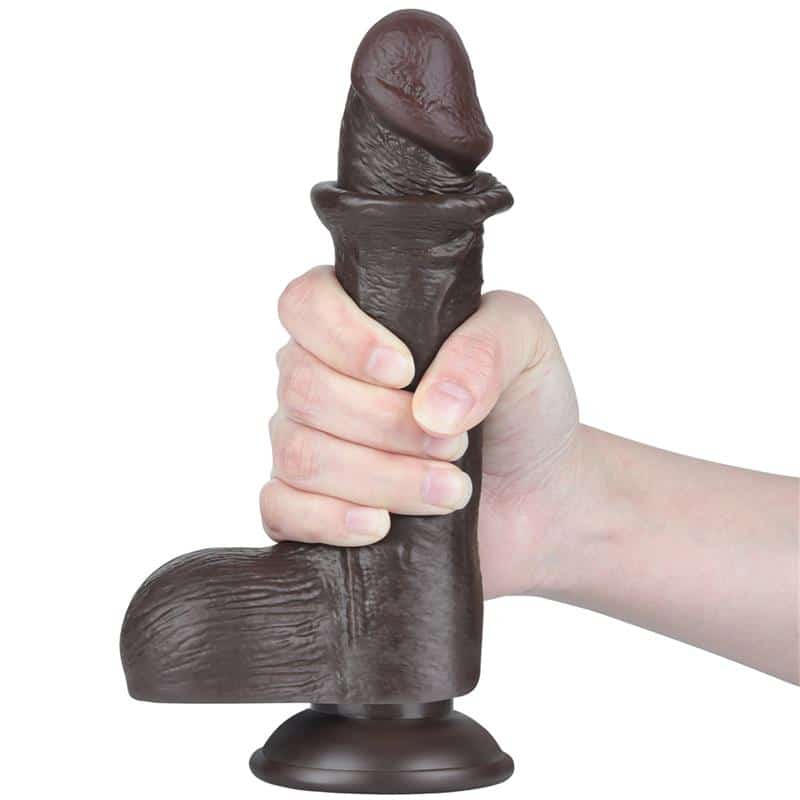 dildo-dual-layer-piel-deslizante-retractil-75 Dildo Dual Layer Piel Deslizante Retractil 7.5 - Imagen 1