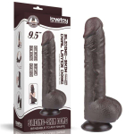 Dildo Dual Layer Piel Deslizante Retractil 9.5 - Imagen 12