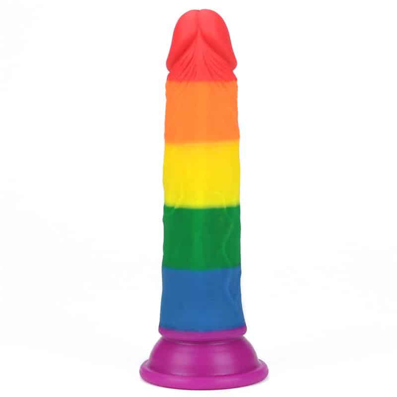 dildo-prider-7-silicona-liquida-lgbt Dildo Prider 7 Silicona Líquida LGBT - Imagen 1