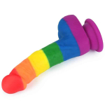 Dildo Prider 8 Silicona Líquida LGBT - Imagen 2