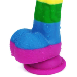 Dildo Prider 8 Silicona Líquida LGBT - Imagen 4