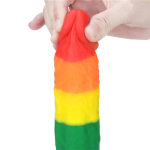 Dildo Prider 8 Silicona Líquida LGBT - Imagen 5