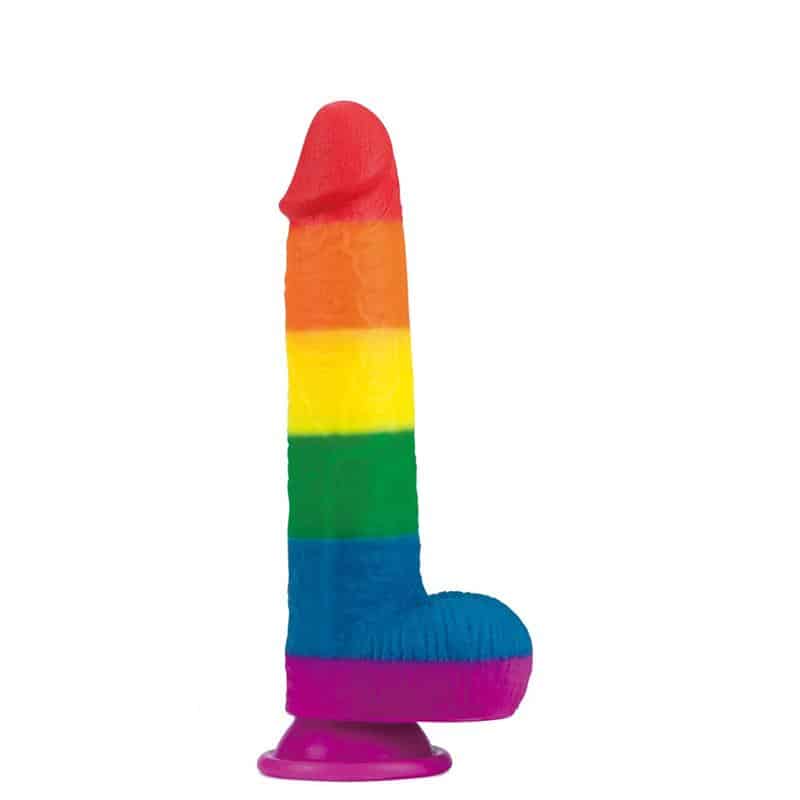 dildo-prider-9-silicona-liquida-lgbt Dildo Prider 9 Silicona Líquida LGBT - Imagen 1