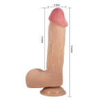 Dildo Realista con con Piel Retractil  9.2 - Imagen 8
