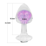 Gemoria Plug Anal de Silicona con Esfera de Cristal - Imagen 8