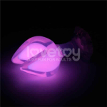 Gemoria Plug Anal Silicona Doble Punta Brilla en la Oscuridad - Imagen 6