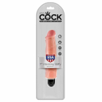 King Cock Vibrador Stiffy de 7 - Color Natural - Imagen 2