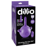 Mini Bola con Dildo y Vibración Púrpura - Imagen 2