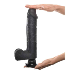 Vibrador Realista No. 11 28 cm Negro - Imagen 5