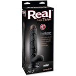 Vibrador Realista No. 7 22,9 cm Negro - Imagen 4