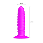 Vibrador Twist Plug Anal Púrpura - Imagen 5