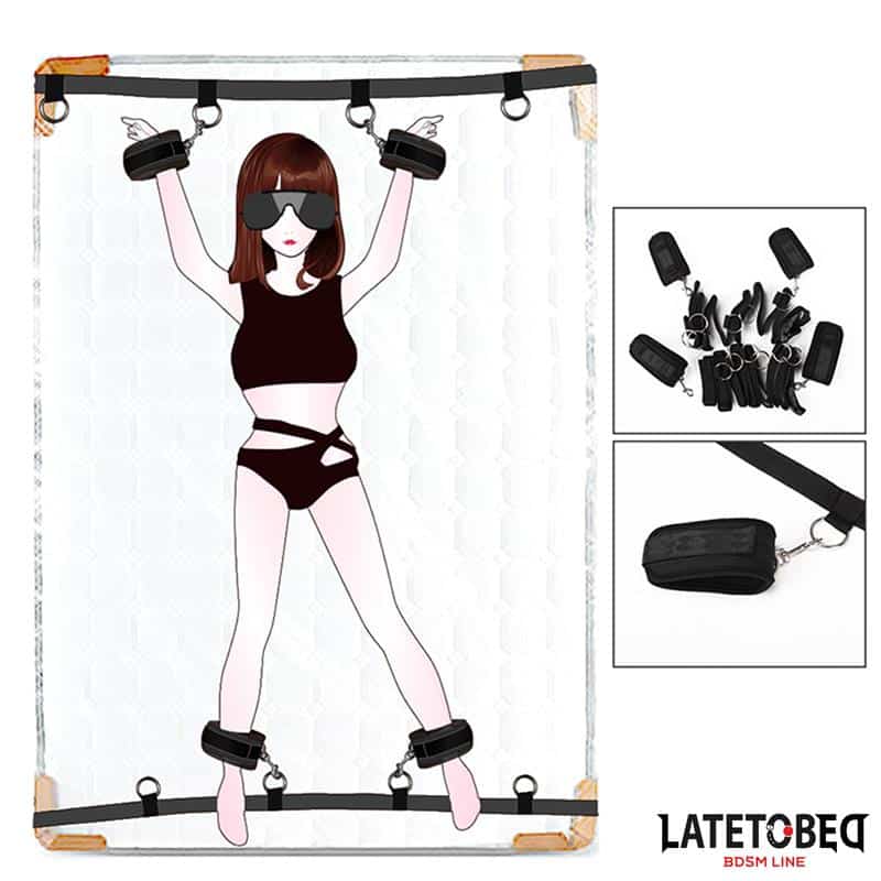 ataduras-para-la-cama-con-4-enganches Ataduras para la Cama con 4 Enganches - Imagen 1