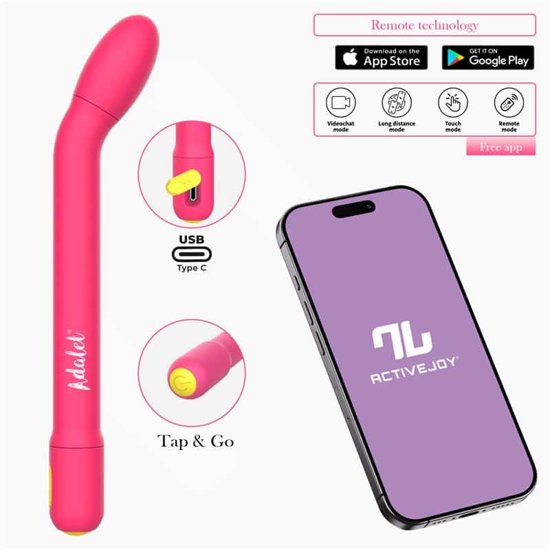 gently-estimulador-punto-g-con-app-rosa Gently Estimulador Punto G con APP Rosa - Imagen 1