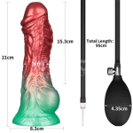 Dildo Inflable Silicona Dual Density 8 - Imagen 19
