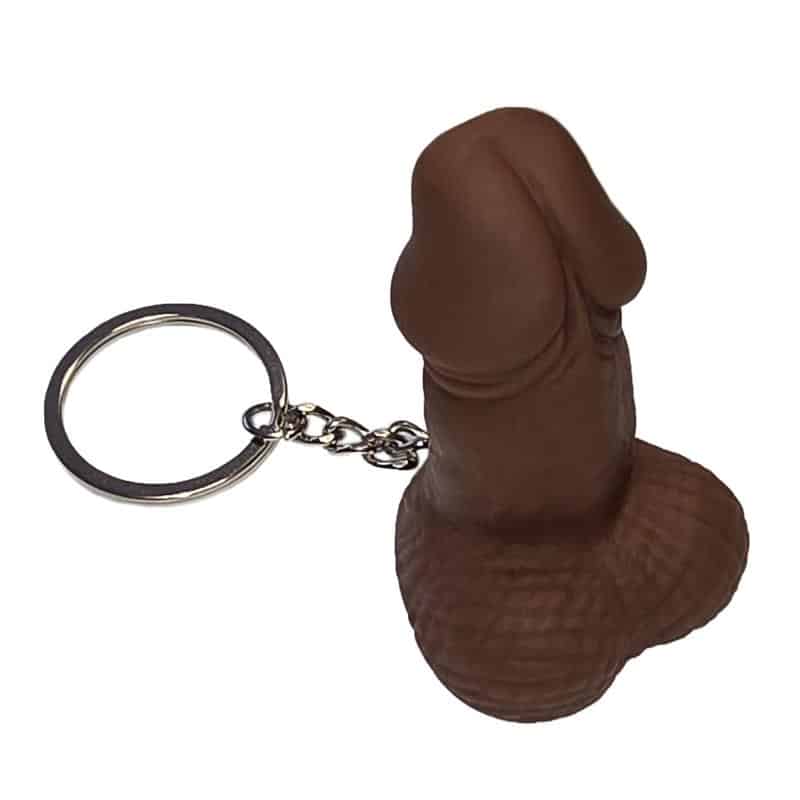 llavero-silbato-forma-de-pene-mulato Llavero Silbato Forma de Pene Mulato - Imagen 1