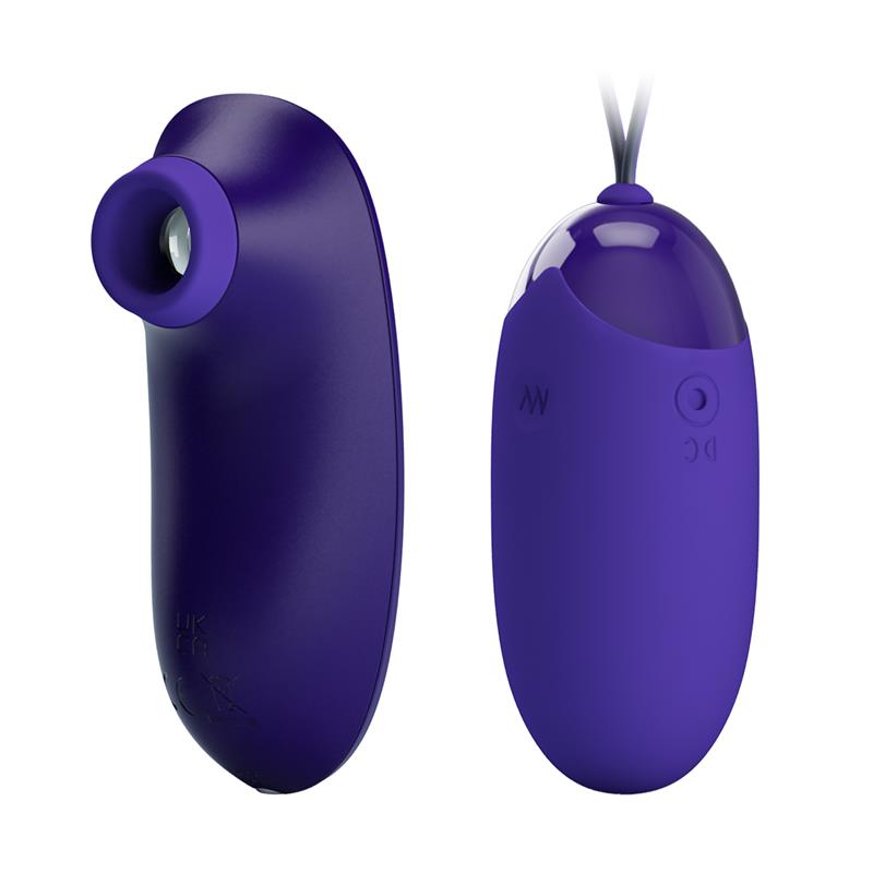 succionador-de-clitoris-y-huevo-vibrador Succionador de Clítoris y Huevo Vibrador - Imagen 1