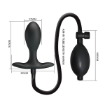 Plug Anal con Inflado y Bola Interna - Imagen 9