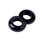 Anillo para el Pene Doble Duo Cock 8 Negro - Imagen 3