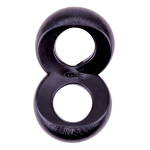Anillo para el Pene Doble Duo Cock 8 Negro - Imagen 5
