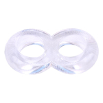 Anillo para el Pene Doble Duo Cock 8 Transparente - Imagen 3