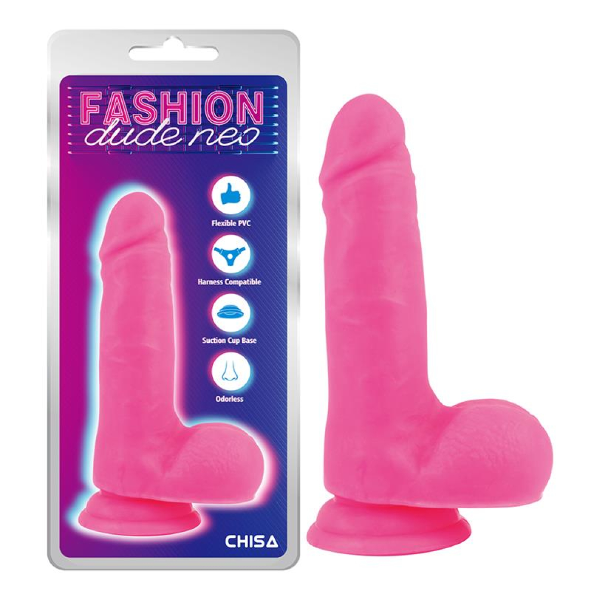 Dildo Dual Density Rosa 7 - Imagen 5