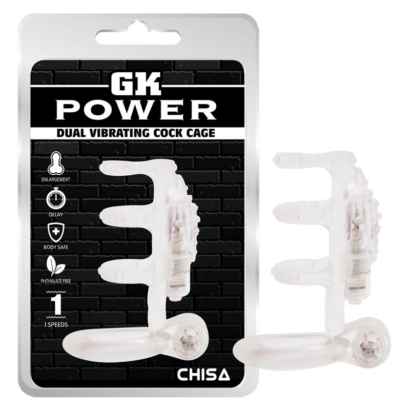 funda-para-el-pene-dual-vibrating-cock-cage Funda para el Pene Dual Vibrating Cock Cage - Imagen 1